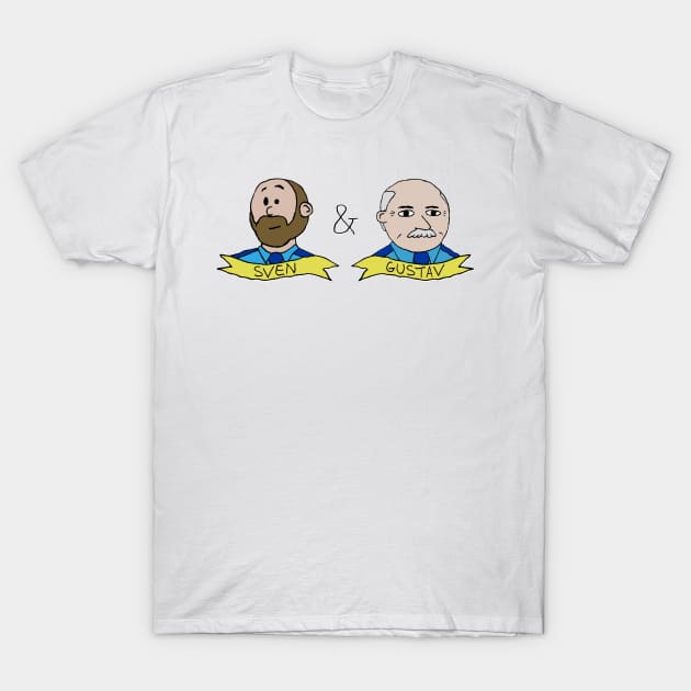 Sven & Gustav - The Canoe Cops! T-Shirt by SaintEuphoria